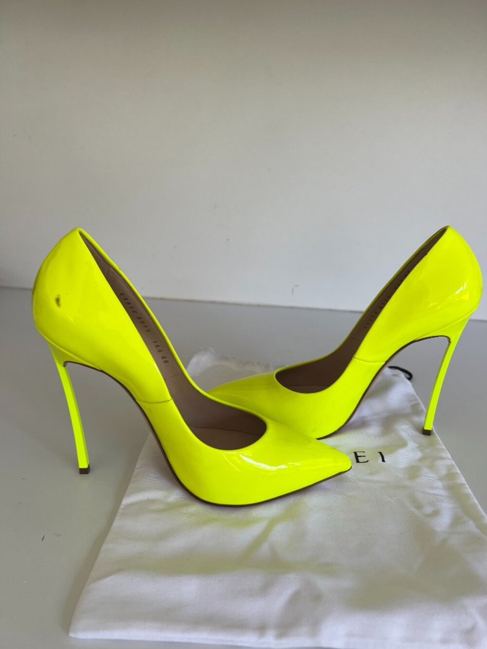 CASADEI Neon Blade Pumps Size 40 SEE PICS